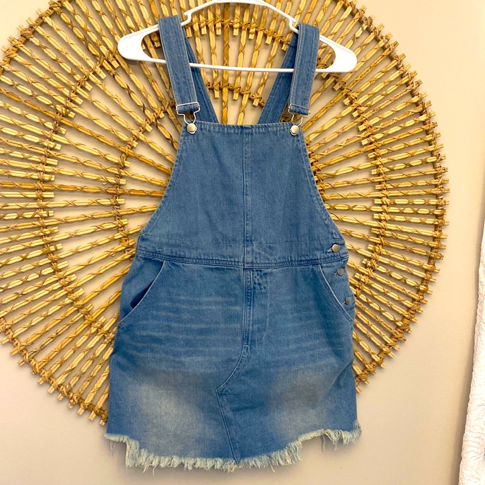 Altar’d State Jean Skirt Overall